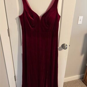 Azazie Velvet Dress